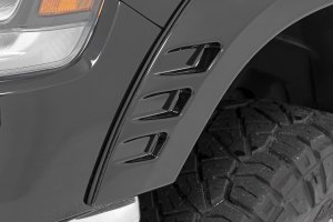 Ram 1500 Fender Flares - Rough Country - SF1 - Billet Silver - '19-'24